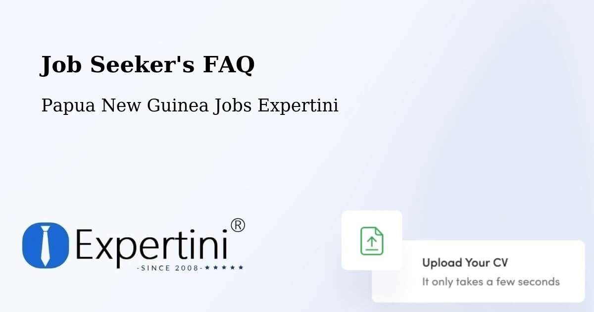 Job Seeker FAQ – Samarai Murua - Papua New Guinea Jobs Expertini